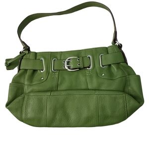 Tignanello Green Hobo Handbag